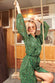 Green Leopard Mini Wrap Dress - nfd-demo-dev