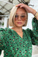 Green Leopard Mini Wrap Dress - nfd-demo-dev