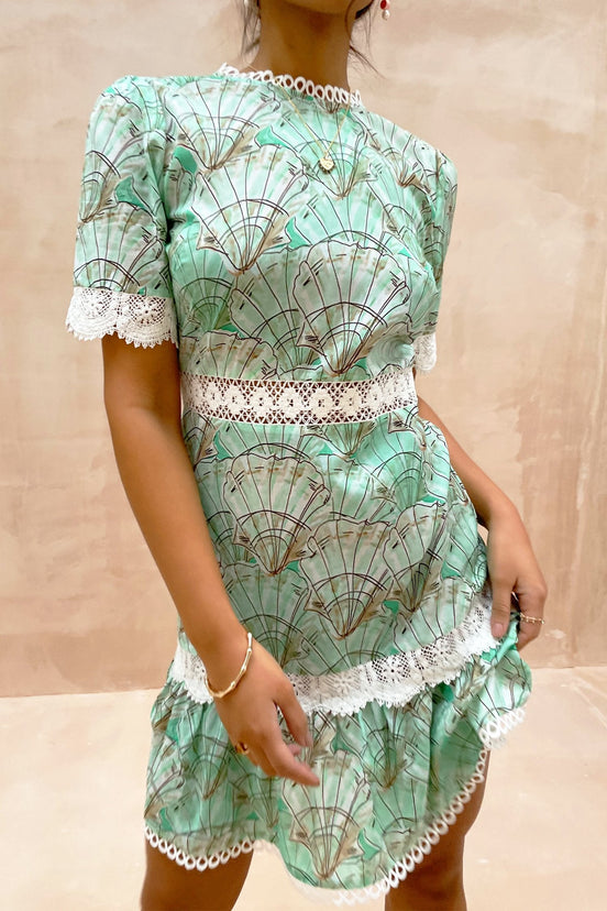 Green Shelby Mini Dress - nfd-demo-dev