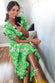 Green Spring Print Jemelle Dress - nfd-demo-dev