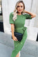 Green S/S Knit Midi Dress - nfd-demo-dev