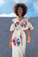 Ivory Patchwork Print Wrap Dress - nfd-demo-dev
