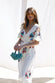 Ivory Patchwork Print Wrap Dress - nfd-demo-dev