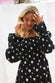 Monochrome Embroidered Cross Print Dress - nfd-demo-dev