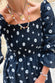 Monochrome Embroidered Cross Print Dress - nfd-demo-dev
