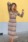 Multi Aztec Knit Skirt - nfd-demo-dev