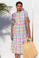 Multi Gingham Tiered Dress - nfd-demo-dev