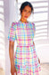 Multi Gingham Tiered Dress - nfd-demo-dev