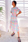 Multi Gingham Tiered Dress - nfd-demo-dev