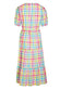 Multi Gingham Tiered Dress - nfd-demo-dev