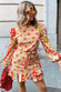Multi Paisley Spliced Mini Dress - nfd-demo-dev