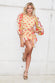 Multi Paisley Spliced Mini Dress - nfd-demo-dev