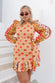 Multi Paisley Spliced Mini Dress - nfd-demo-dev
