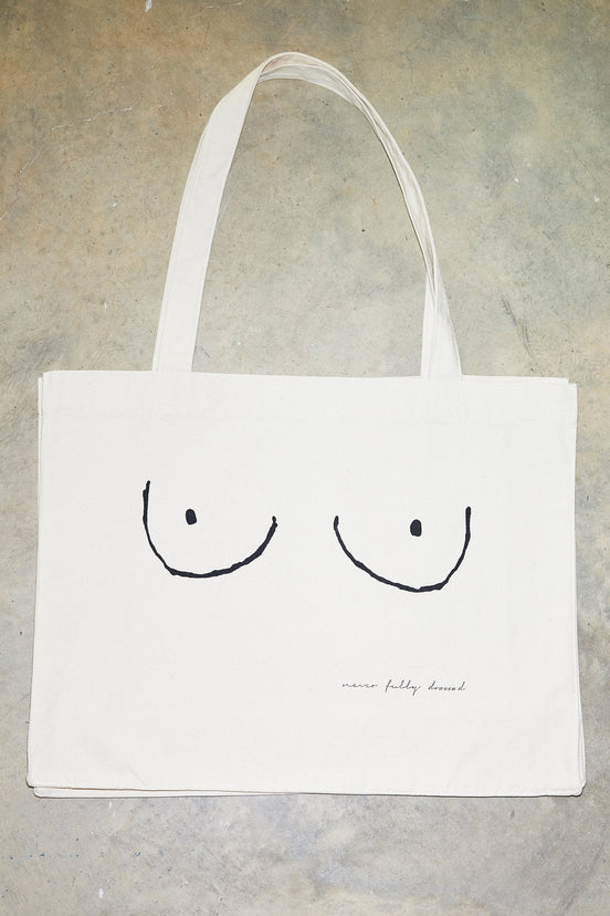 Natural Boob Tote Bag - nfd-demo-dev