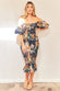 Navy Bloom JoJo Midi Dress - nfd-demo-dev