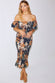 Navy Bloom JoJo Midi Dress - nfd-demo-dev
