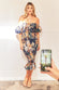 Navy Bloom JoJo Midi Dress - nfd-demo-dev