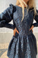 Navy Leopard Jacquard Mini Dress - nfd-demo-dev
