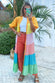 Pastel Rainbow Panel Dress