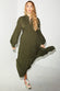 Viscose-Khaki-Panel-Dress-£89