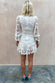 White Georgia Lace Mini Dress