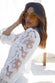 White Georgia Lace Mini Dress