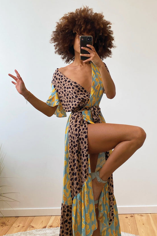 Splice-Animal-Cordelia-Wrap-Dress-£89