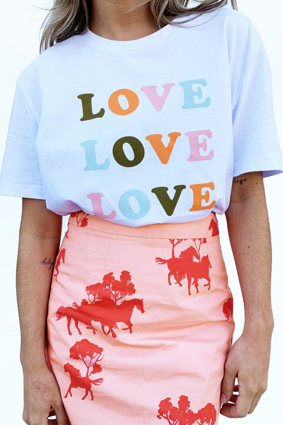 Red-and-Pink-Forrest-Print-Skirt-£59  Edit alt text