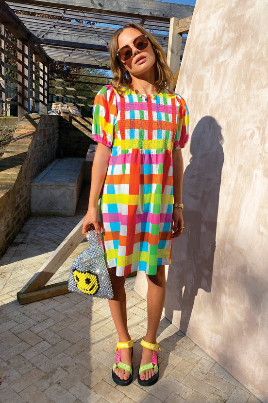 Rainbow-Gingham-Mini-Dress-£69