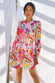 Pink-Lucky-Print-Mini-Dress-£79