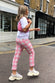 Pink Check Pant