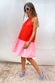Red-and-Pink-Trapeze-Dress-£69