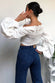 '-Ruffle-Statement-Sleeve Top-£79.00